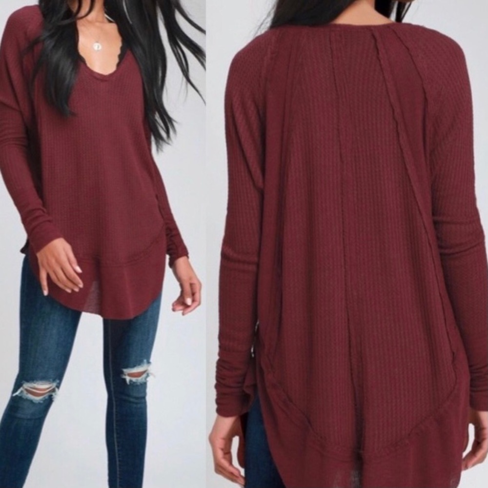 Free People We The Free Catalina thermal plum S